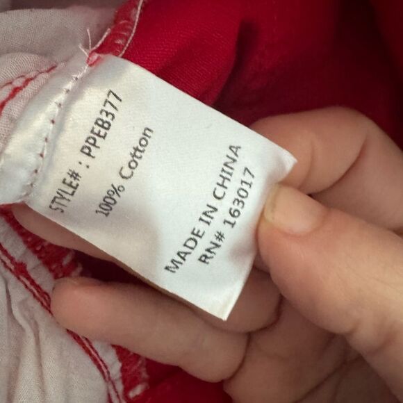 Princess Polly SZ 4 red cargo pants - Picture 4 of 4